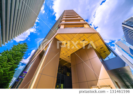 日本東京城市景觀，包括位於京橋路口新開幕的第一生命京橋 Kino Terrace 131461596