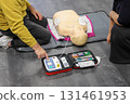 BLSD Defibrillator use course. first aid course - company safety - cardiac massage - Basic Life Support 131461953