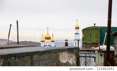 Petropavlovsk-Kamchatsky cityscape with churches Petropavlovsk-Kamchatsky cityscape with churches 131462051