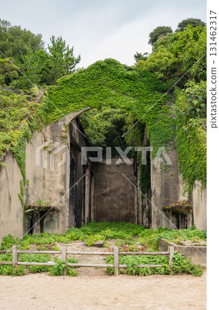Military facility ruins on Okunoshima Island: Historical buildings in Hiroshima Prefecture Military facility ruins on Okunoshima Island: Historical buildings in Hiroshima Prefecture 131462317