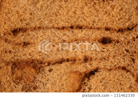 Macro closeup of chocolate bread texture 131462330