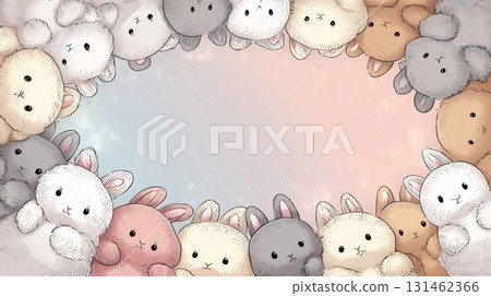 Bunny Plush Frame 131462366