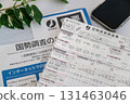 Census stock photos: Census notice and smartphone 131463046