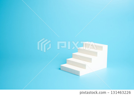 White stairs steps. Concept of growth and development. Career, training. Levels of difficulty. Moving upward. Personal success, education, and leadership development. White stairs steps. Concept of growth and development. Career, training. Levels of difficulty. Moving upward. Personal success, education, and leadership development. 131463226