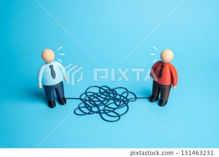 Conflict resolution. Overcome contradictions and find understanding. Useful for diplomacy, teamwork, leadership, negotiations, psychology, and corporate communication training. 131463231