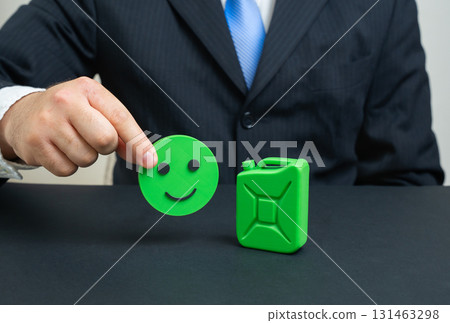 High-quality biofuel at an affordable price. Green fuel for energy transition and sustainable economy. Useful for transport, industry, agriculture and environmental reports. 131463298