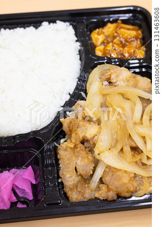 Delicious pork ginger-grilled lunch 131463608