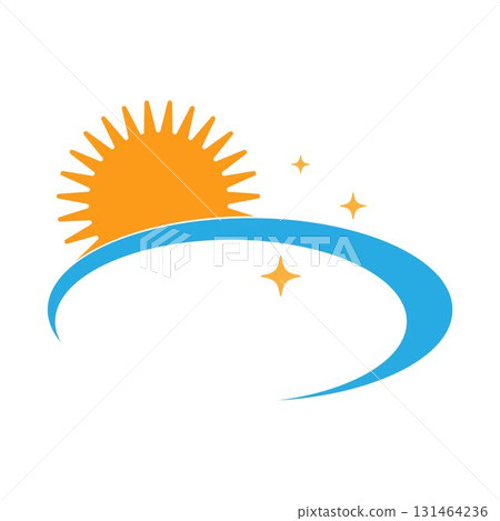 Sun logo icon illustration Sun logo icon illustration 131464236