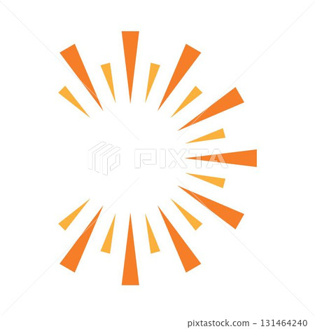 Sun logo icon illustration Sun logo icon illustration 131464240