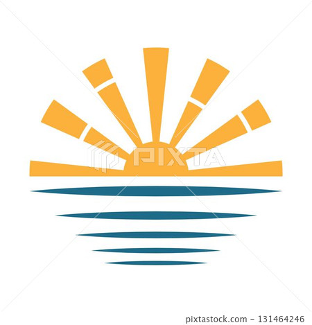 Sun logo icon illustration Sun logo icon illustration 131464246