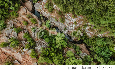 Rosomacki Lonci River Canyon in Balkan Mountains 131464268