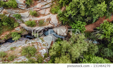 Aerial Drone View of Rosomaca Pots Canyon Aerial Drone View of Rosomaca Pots Canyon 131464270