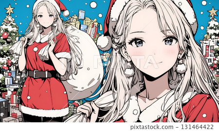 女聖誕老人(聖誕老人角色扮演者) 女聖誕老人(聖誕老人角色扮演者) 131464422