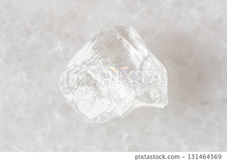 raw goshenite colorless beryl stone on white raw goshenite colorless beryl stone on white 131464569