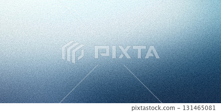 Blue grainy background, smooth dark to light gradient noise texture abstract banner poster header backdrop design 131465081