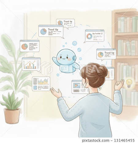 女性諮詢人工智慧進行數據分析與趨勢資訊 | 智慧商業應用 女性諮詢人工智慧進行數據分析與趨勢資訊 | 智慧商業應用 131465455