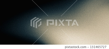 Abstract grainy gradient background, duotone dark to light noise texture banner backdrop poster header cover design 131465727
