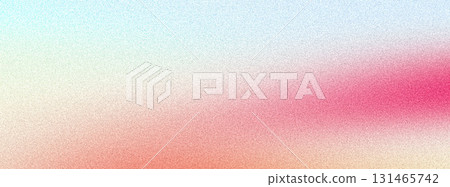 Grainy gradient summer background, pink blue orange noise texture banner header cover poster backdrop design, copy space 131465742