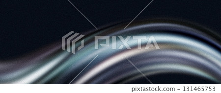 Grainy banner abstract silver gray blue glowing liquid wave, black noisy background wide header poster cover backdrop design Grainy banner abstract silver gray blue glowing liquid wave, black noisy background wide header poster cover backdrop design 131465753