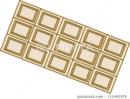 White chocolate bar White chocolate bar 131465976