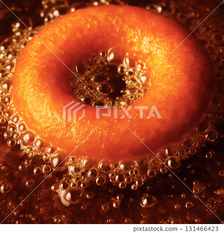 Freshly fried donuts scene Freshly fried donuts scene 131466423