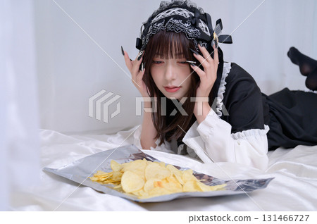 吃薯片的地雷女孩 吃薯片的地雷女孩 131466727