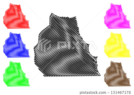 Ahmadi Governorate (State of Kuwait, Governorates of Kuwait) map vector illustration, scribble sketch Ahmadi map Ahmadi Governorate (State of Kuwait, Governorates of Kuwait) map vector illustration, scribble sketch Ahmadi map 131467178