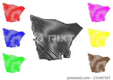 Hodh El Gharbi Region (Regions of Mauritania, Islamic Republic of Mauritania) map vector illustration, scribble sketch Hodh El Gharbi map Hodh El Gharbi Region (Regions of Mauritania, Islamic Republic of Mauritania) map vector illustration, scribble sketch Hodh El Gharbi map 131467307