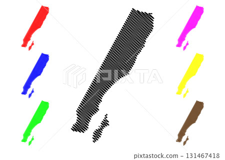 Ash Sharqiyah South Governorate (Sultanate of Oman, Governorates of Oman) map vector illustration, scribble sketch Southeastern Governorate map Ash Sharqiyah South Governorate (Sultanate of Oman, Governorates of Oman) map vector illustration, scribble sketch Southeastern Governorate map 131467418