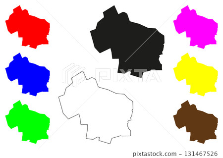 Sabha city (State of Libya) map vector illustration, scribble sketch Sebha map Sabha city (State of Libya) map vector illustration, scribble sketch Sebha map 131467526