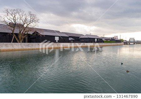 Handa Canal, the town of Handa storehouses 131467890