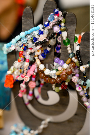 Women's bracelets made of various beads and natural stones Women's bracelets made of various beads and natural stones 131468183