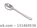 Hand-drawn spoon illustration Hand-drawn spoon illustration 131469536