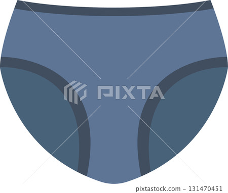 A pair of blue underwear, simplistic design, elasticated openings, comfortable and practical. A pair of blue underwear, simplistic design, elasticated openings, comfortable and practical. 131470451