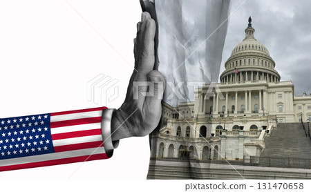 American Government Shutdown 131470658