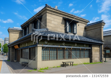 Otaru Taisho Glass Museum Retro Townscape Sakaimachi Main Street 131472559