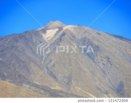 A scenic view of a volcanic mountain under a clear blue sky in Teide National Park, Tenerife A scenic view of a volcanic mountain under a clear blue sky in Teide National Park, Tenerife 131472808