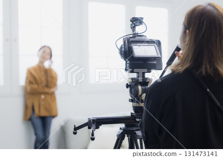 Women shooting video 131473141