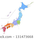 日本地圖（無文字） 131473668