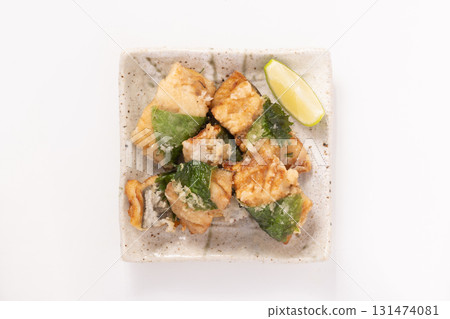 炸鯖魚紫蘇葉 131474081