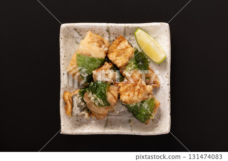 炸鯖魚紫蘇葉 131474083