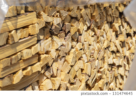 Stacked firewood Stacked firewood 131474645