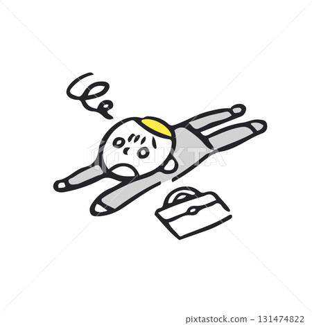 精疲力竭的商人 131474822