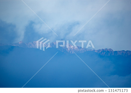 Mount Yari seen from Takabocchi Plateau, Nagano Prefecture 131475173