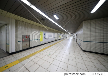Subway passage (Tatsumi Station, Koto Ward, Tokyo) Subway passage (Tatsumi Station, Koto Ward, Tokyo) 131475315