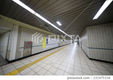 Subway passage (Tatsumi Station, Koto Ward, Tokyo) Subway passage (Tatsumi Station, Koto Ward, Tokyo) 131475316