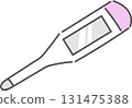 A simple and cute thermometer illustration 131475388