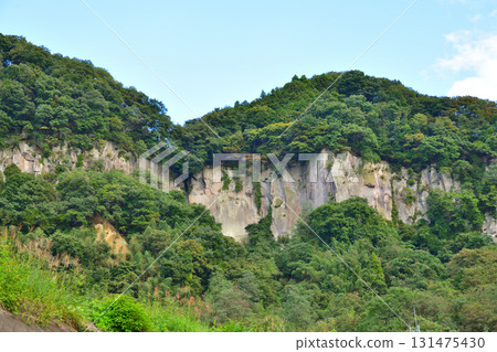 從利根川河床望去，可以清楚地看到河階地。靠近棚下不動。 131475430