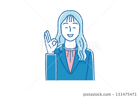 一名年輕女員工表示同意 131475471