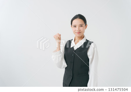Portrait of a woman in office clothes Portrait of a woman in office clothes 131475504